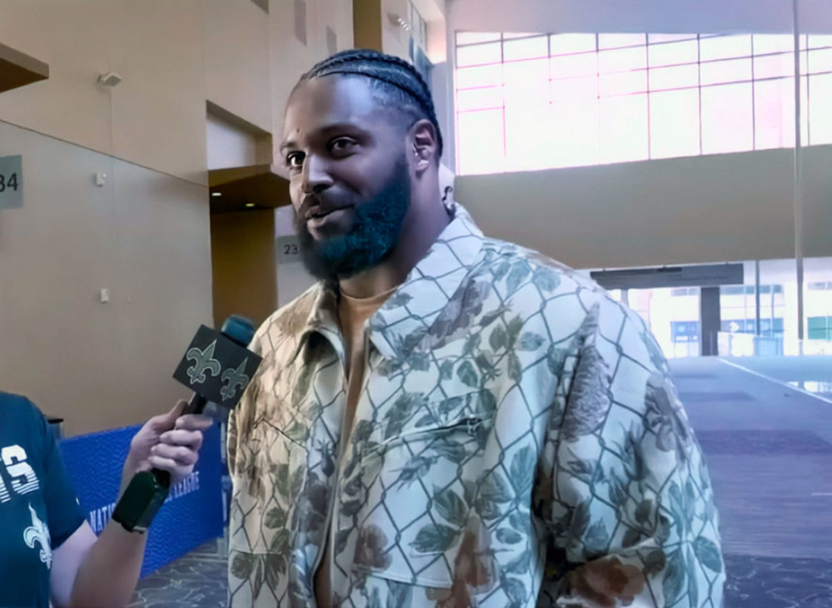 Cam Jordan interviewed by Erin Summers